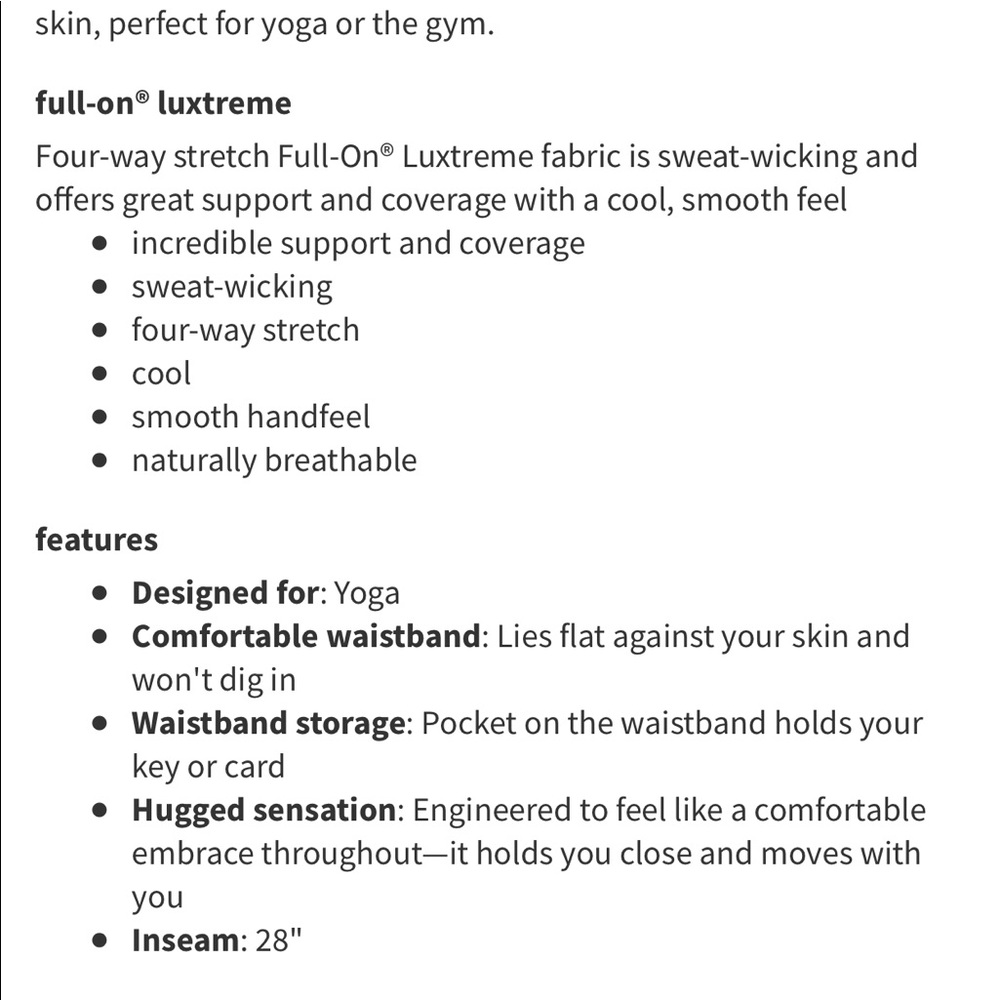 Lululemon Wunder Under High Rise Inked Ice Black - Picture 8 of 8